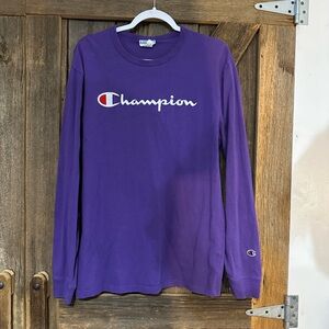 Champion Long Sleeve, Size Large